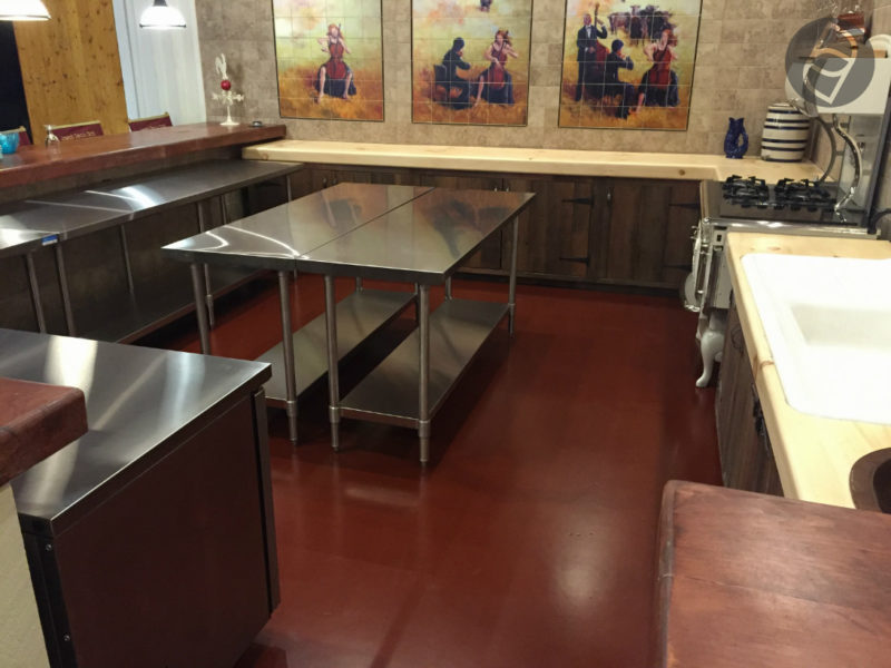 epoxy floor coating kitchen floor- Joseph Decuis