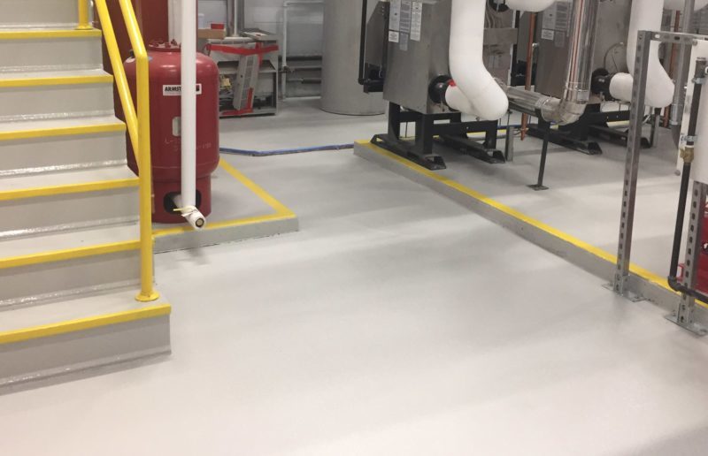 Epoxy Coating with Grit - Concrete Gray