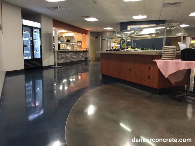 Polished Concrete Lincoln Financial - 800 grit