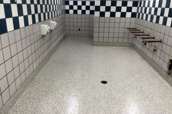 Meijer bathroom epoxy floor