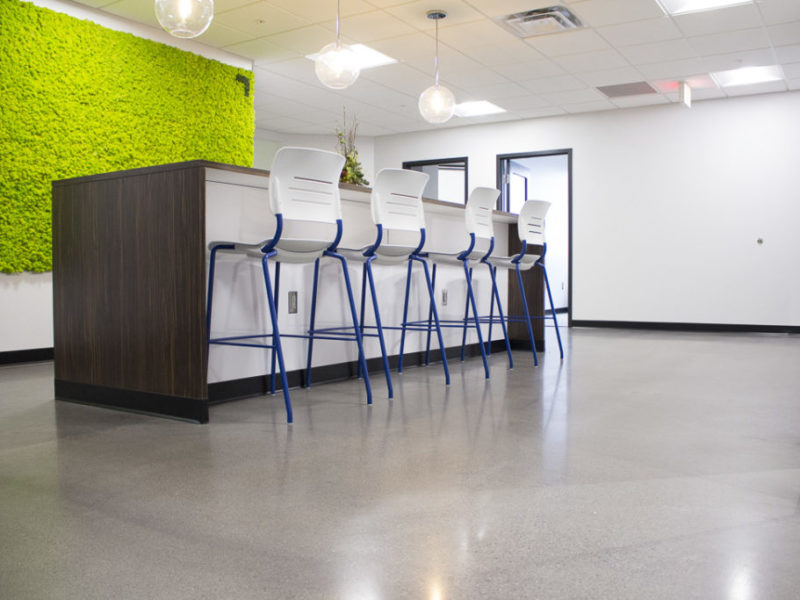 400-grit, Polished Concrete in Northeast Indiana