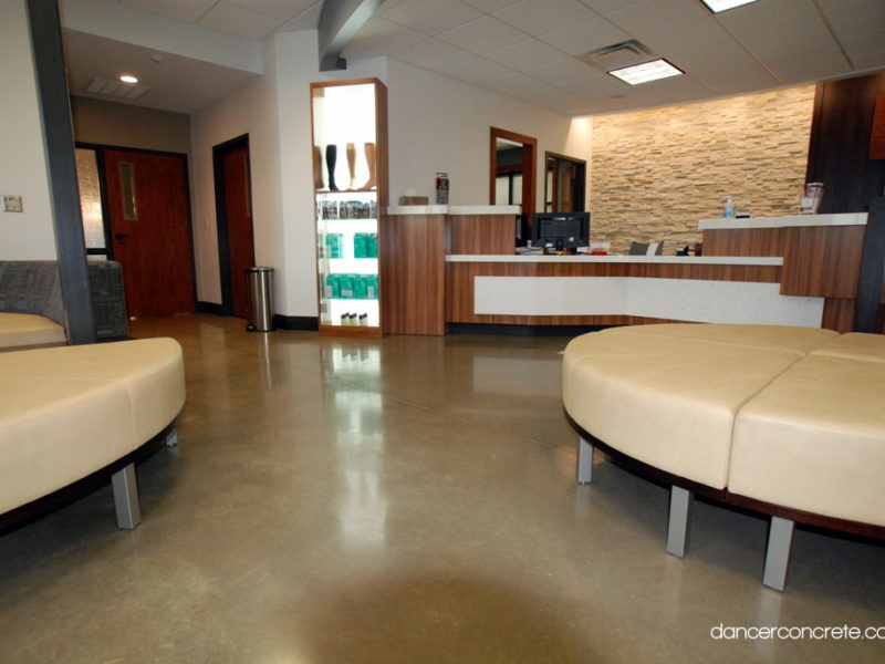 Polished Concrete Floor at Vein Care Center