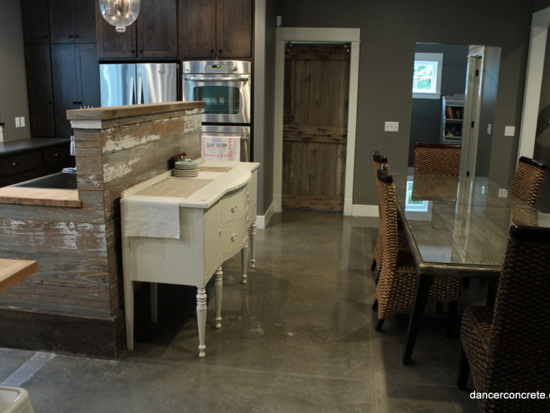 Residential Polished Concrete Floor
