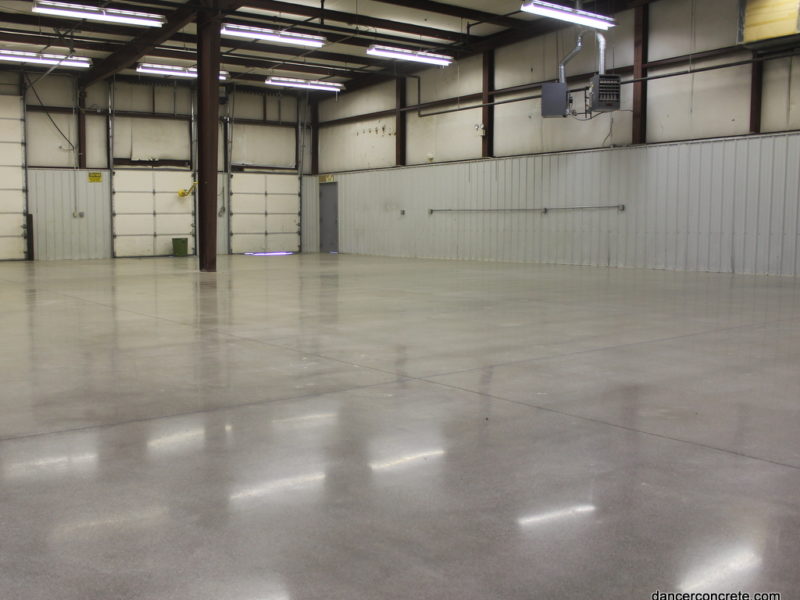 Polished Industrial Concrete Floor