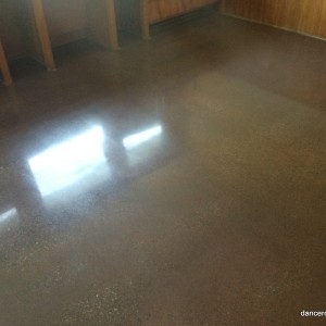 400-grit, level one shine polish in small space