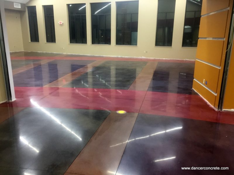 Polished Concrete flooring for ancilla college