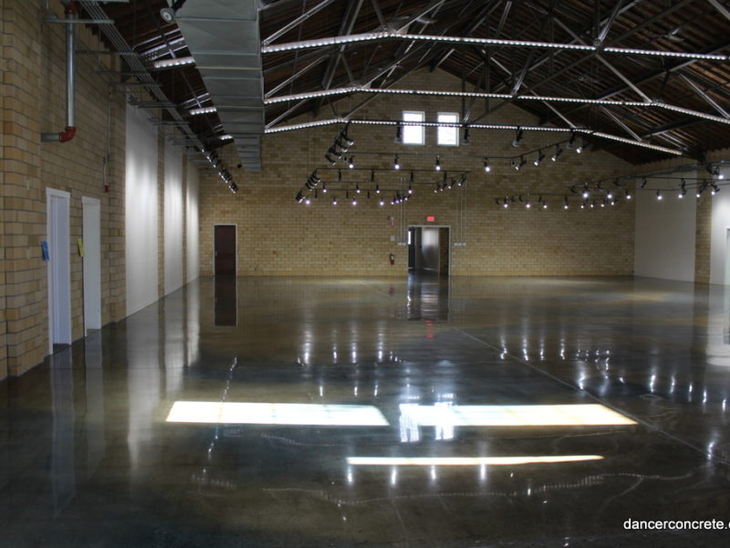 Polished Concrete Floor Wassenberg Art Center