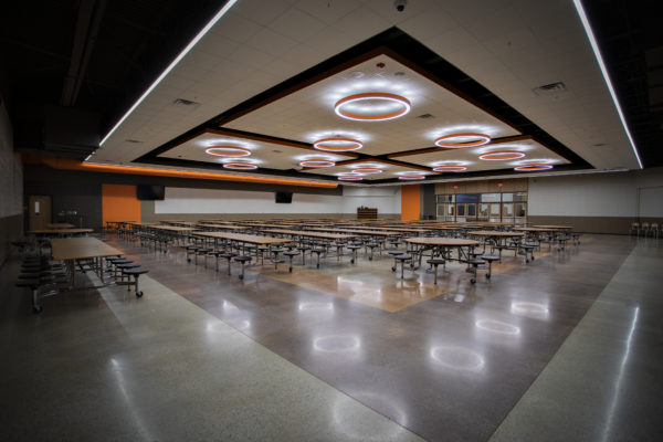 StrongTread Polished Concrete (Remodel System) in Cafeteria Fort Wayne, IN