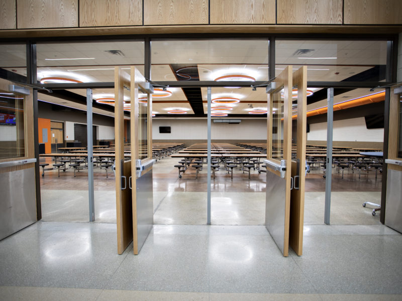 FWCS CAFETERIA polished concrete project
