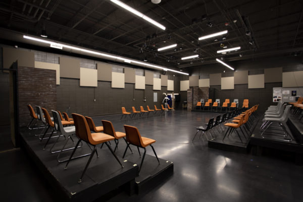 StrongTread Polished Concrete in Drama Room at Northrop High School