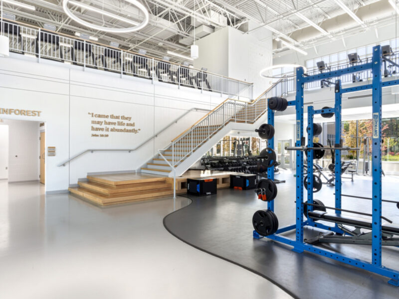 Andreasen Center for Wellness - color epoxy system