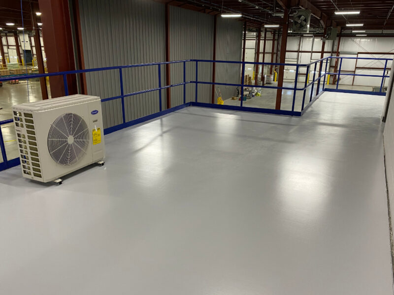 Columbia City Medical Manufacturing flooring project Columbia City, IN