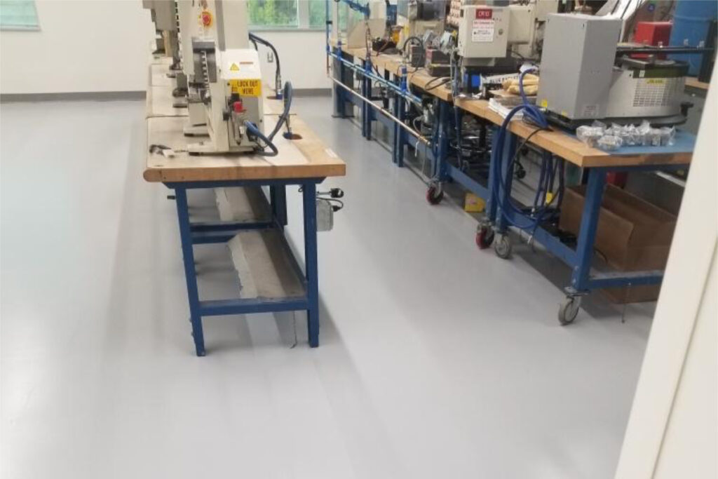 TreadWell Industrial+ epoxy floor project
