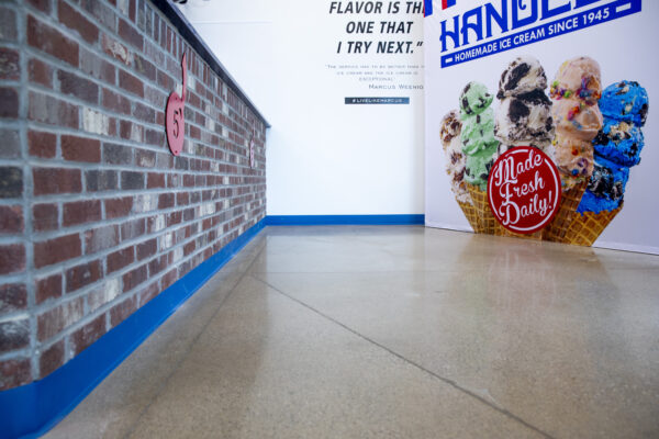Polished Concrete at Handel's Homemade Ice Cream